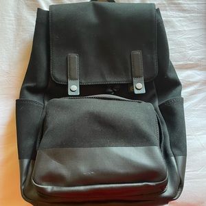 Everlane Black Canvas Backpack